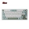 Клавиатура Royal Kludge R75, USB Type-C, белый/зеленый (6977576550595)