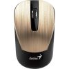 Мышь Genius NX-7015, USB/Радиоканал, золотистый/черный (31030019402)