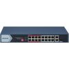Коммутатор Hikvision Pro DS-3E0318P-E/M (C), 16x100 Мбит/с, combo RJ-45/SFP 1x1 Гбит/с, SFP/uplink: RJ-45x1 (DS-3E0318P-E/M (C))