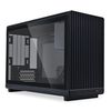 Корпус LIAN-LI A3-mATX TG, Micro-Tower, без БП, черный
