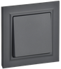 Выключатель IEK Brite ВСР10-1-0-БрГ, 1кл., графит
