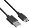Кабель USB-USB Type-C, 2 м, черный, Kingprice KP-USBAC-2A-2M (KP-USBAC-2A-2M)