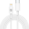 Кабель USB Type-C-Lightning 8-pin, 2 м, белый, Defender F182 (87539)