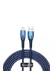 Кабель USB-Lightning 8-pin, 2 м, синий, Baseus Glimmer CADH000303 (CADH000303)