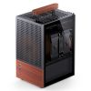 Корпус JONSBO T6, Small Form Factor, без БП, черный/коричневый
