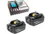 Аккумулятор Makita BL1850Bx2 , 18V, 5 А·ч, Li-Ion