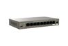 Коммутатор IP-Com G1110PF-8-102W, 8x1 Гбит/с, SFP/uplink: combo RJ-45/SFPx2 (G1110PF-8-102W)