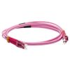 Патч-корд оптический LANMASTER многомодовый, двойной, 10 м (LAN-2LC-2LC/OM4/SL-10)
