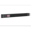 Блок розеток (PDU), кол-во розеток: 12, SNR SNR-PDU-12A-C14-0-MS10L1 (SNR-PDU-12A-C14-0-MS10L1)