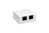 Розетка RJ-45+RJ-45 открытый монтаж, EKF TERACOM PRO