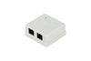 Розетка RJ-45+RJ-45 открытый монтаж, ЭРА
