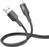 Кабель USB-Lightning 8-pin, 1.2 м, черный, HOCO U120