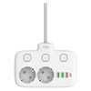 Сетевой фильтр TFN POWER 2, 2-розетки, 1.5 м, белый (TFN-POWER2WH)