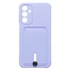 Чехол-накладка Activ SC304 с картхолдером для смартфона Samsung Galaxy A15 5G, светло-фиолетовый