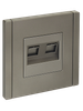 Розетка RJ-45+RJ-45 скрытый монтаж, IEK FP533 FORTE&PIANO