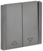 Выключатель жалюзи IEK FORTE&PIANO FP511, 2кл., стальной