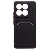 Чехол-накладка SC337 c картхолдером для смартфона Xiaomi 14T, черный
