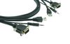 Кабель VGA(15M)/Jack 3.5mm(M)/RJ-45(M)-VGA(15M)/Jack 3.5mm(M)/RJ-45(M), 90 см, Kramer C-GMAC/GMAC-3 (92-2212003)