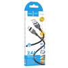 Кабель USB-Lightning 8-pin, 1 м, черный, HOCO Energy X109 (6942007636209)