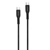 Кабель USB Type-C-USB Type-C, 1.2 м, черный, Philips DLC8701