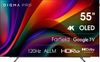 Телевизор 55" Digma Pro 55M, 3840x2160, черный/серебристый