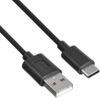 Кабель USB-USB Type-C, 2 м, черный, Buro (BU-USB-AC-2M)