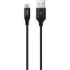 Кабель USB-Micro USB, 2 м, черный, TTEC AlumiCable (2DK21S)