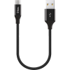 Кабель USB-Micro USB, 30 см, черный, TTEC AlumiCable (2DK25S)