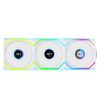 Комплект реверсивных вентиляторов Lian Li UNI Fan SL WIRELESS LCD 120, 124 мм, 3шт (G99.12RSLLCD1W3W.R0)