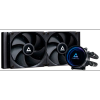 Жидкостное охлаждение Chieftec Iceberg 240 DARK, 300 Вт, 2x120 мм