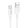 Кабель USB-USB Type-C, 1 м, белый, Borofone BX111 (6941991115097)