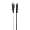 Кабель USB Type-C-USB, 3 м, черный, HOCO X59
