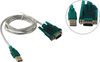 Кабель-переходник (адаптер) USB(Am)-COM(9m), 1.2 м, прозрачный, AOpen