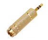 Переходник (адаптер) Jack 6.3mm(M) Jack 3.5mm(F), Cablexpert A-63M-35F