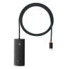 Концентратор Baseus Lite Series 4-Port Type-C HUB, 4xUSB 3.0, 1 (для питания)xUSB-C