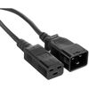 Кабель-удлинитель Exegate EX297807RUS, IEC 320 C19-IEC 320 C20, 1.8 м, черный