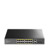 Коммутатор Cudy GS1018PS2, 16x1 Гбит/с, SFP 2x1 Гбит/с, SFP/uplink: RJ-45x2