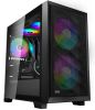 Корпус PCCOOLER C3D310 BK ARGB, Mini-Tower, без БП, черный