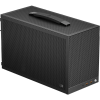 Корпус PCCOOLER K101 MESH GY 3F, Mini-Tower, без БП, черный/серый