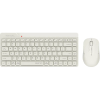 Клавиатура + мышь A4Tech Fstyler FG2200 Air2, USB, бежевый (FG2200 AIR2 BEIGE)