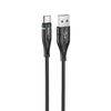 Кабель USB(Am)-USB Type-C(m), 1.2 м, черный, HOCO Shadow U93 (6931474732170)