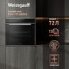 Духовой шкаф Weissgauff EOM 791 SDBSX, черный/нержавеющая сталь