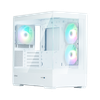 Корпус Zalman P30 White V2, Mini-Tower, без БП, белый