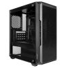 Корпус Ginzzu CL580, Mini-Tower, без БП, черный