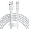 Кабель USB(Am)-USB Type-C(m), 2 м, белый, Baseus Pudding (P10355703221-B2)