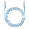 Кабель USB Type-C(m)-USB Type-C(m), 2 м, голубой, Baseus Pudding (P10355702311-B2)