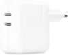 Сетевое зарядное устройство Apple A2676, PD 35 Вт, белый