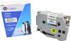 Кассета с лентой G&G TZE251, 2.4 см x 8 м, черный на белом