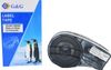 Кассета с лентой G&G M21-500499, 1.27 см x 4.9 м, черный на белом