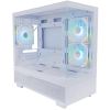 Корпус 1STPLAYER MIKU Mi5 ARGB, Midi-Tower, без БП, белый